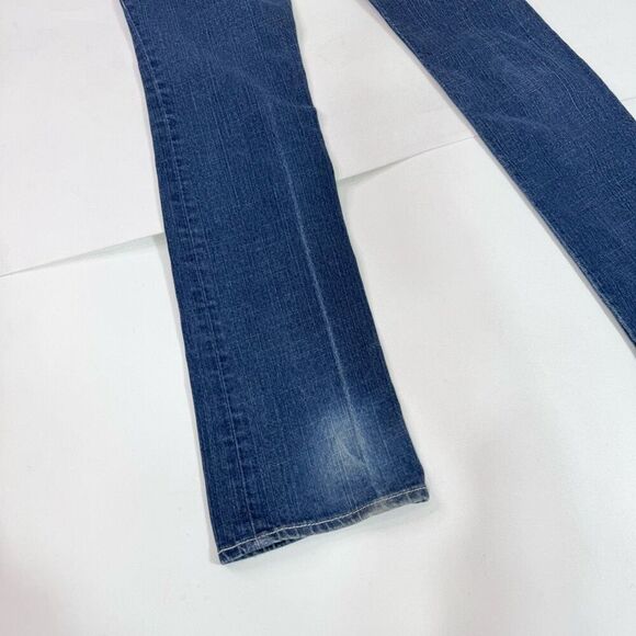 True Religion Billy Jeans Womens 29 Blue Y2k Mid Rise Dark Wash Stretchy Denim - Picture 7 of 9